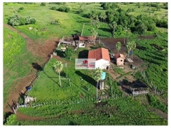 Sitio com 10 hectares, casa com 3 quartos, banheiro social, cozinha ampla